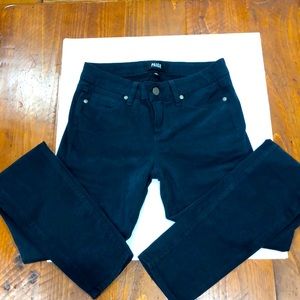 PAIGE VERDUGO ULTRA SKINNY VELVETY SOFT NAVY PANTS